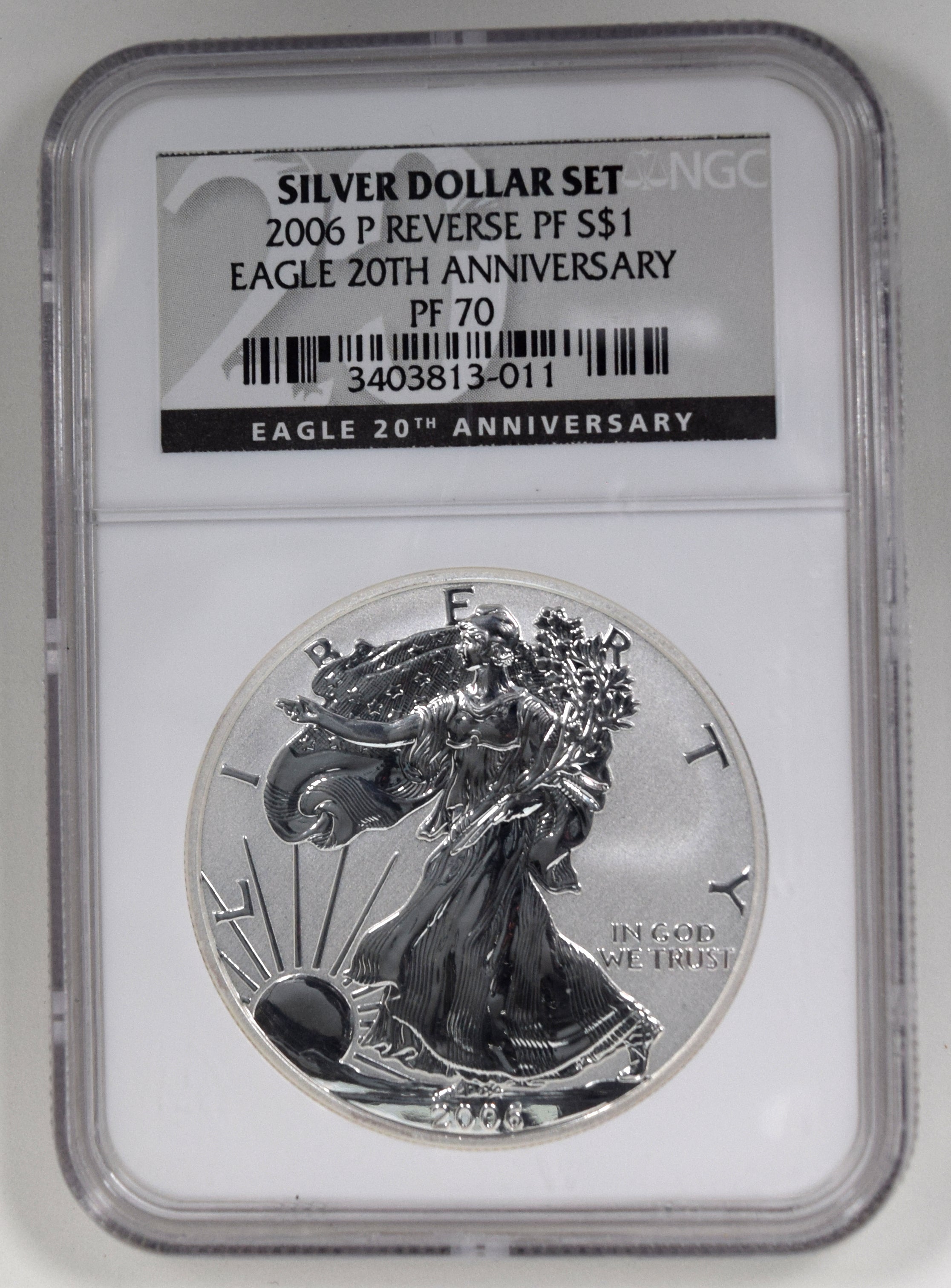 2006-P American Silver Eagle Reverse Proof NGC PF70 | Foothills